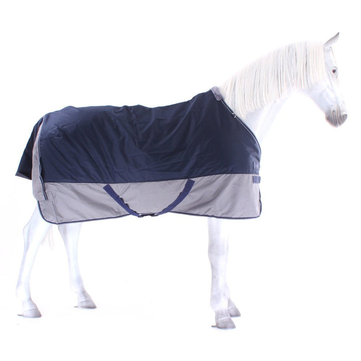 Equi-Theme/Equit'M Tyrex 600 D Pferdedecke 6 ft/9-Inch/206 cm marineblau/grau, 6 ft/9-Inch/206 cm ma