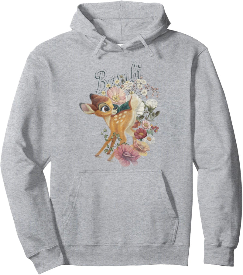 Disney Bambi Floral Portrait Pullover Hoodie