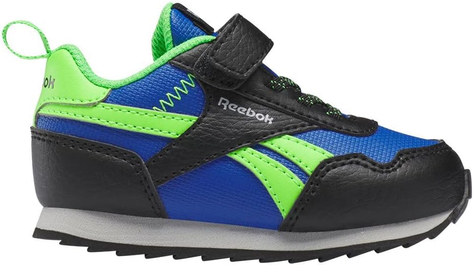 Reebok Unisex Kinder Royal Classic Jogger 3 Sneaker 20 EU Core Black Vector Blue Solar Lime, 20 EU C