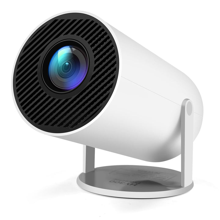 Mini Beamer 4K Unterstützt Android 11,Beamer Handy Outdoor 180°Drehbarer,Mini Projector 5G WiFi 6 BT