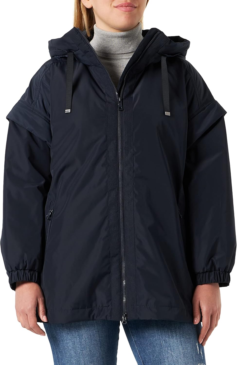 Geox Damen W Bleyze Down Coat 38 Sky Captain, 38 Sky Captain