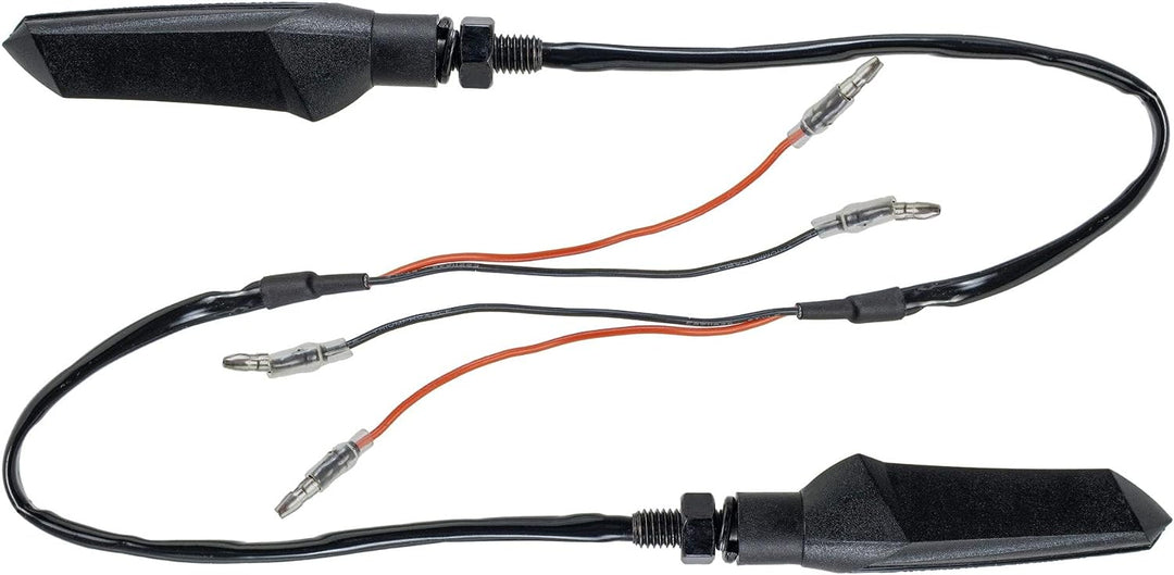 Simda Pro E Mark Led Motorrad Laufeffekt Blinker Lauflicht Sequentiell Schwarz Universal Quad ATV La