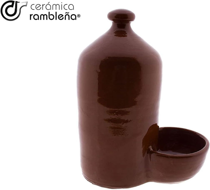 CERÁMICA RAMBLEÑA | Hundetränke | Katzentränke | Hühnertränke aus rotem Ton aus La Rambla (Córdoba)