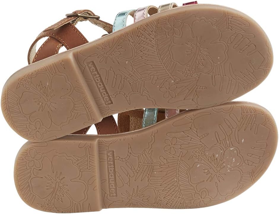 Vertbaudet Mädchen Römersandalen 32 EU Braun, 32 EU Braun