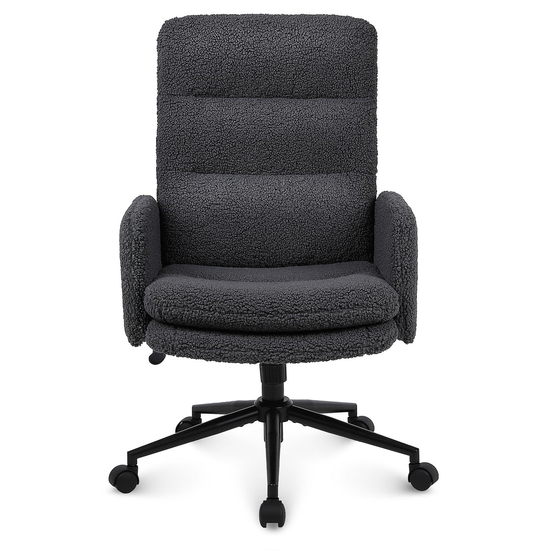 Youhauchair Schreibtischstuhl aus Kaschmir, Bürostuhl Ergonomisch mit hoher Rückenlehne, Bequemer Sc