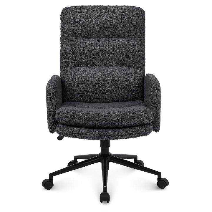 Youhauchair Schreibtischstuhl aus Kaschmir, Bürostuhl Ergonomisch mit hoher Rückenlehne, Bequemer Sc