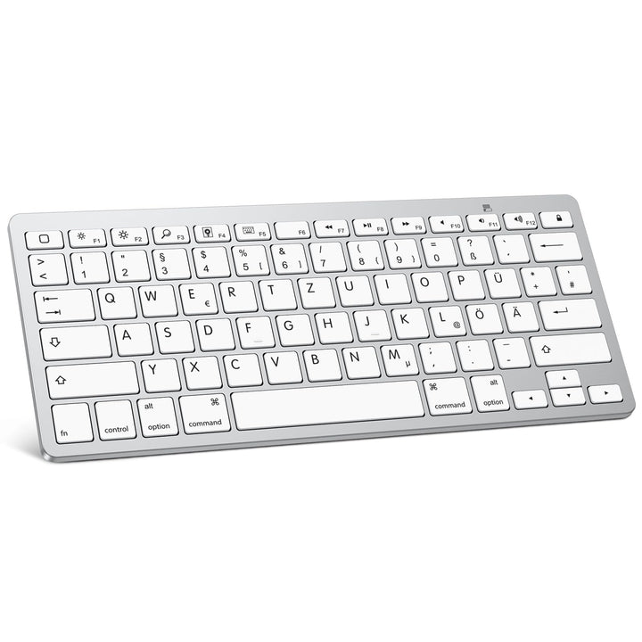 OMOTON deutsche Bluetooth Tastatur für iPad 10.9/10.2/9.7, iPad Air 6/5/4/3, Tastatur iPad Pro 13/12