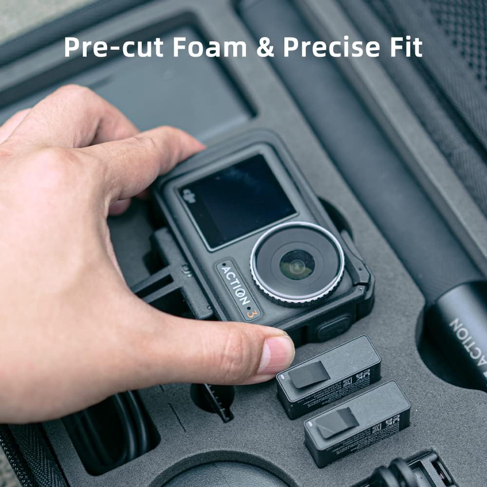 SUREWO Surface-Waterproof DJI Action 4 Carrying Case, tragbare Reisetasche kompatibel mit DJI Osmo A