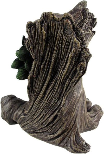 Green Man Baummann Greenman Deko Buchstützen Statue Figur Baum Man
