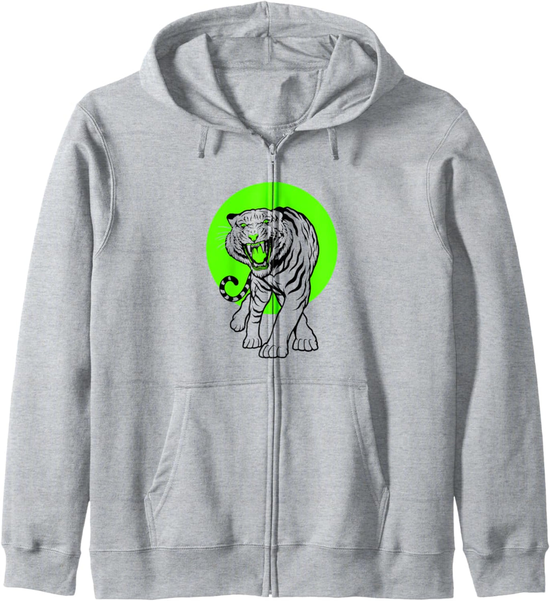 Tiger-Sonne Kapuzenjacke