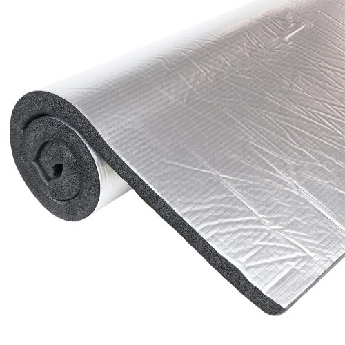 Selbstklebende Wärmedämmung Dalap DFLEX 10 mit ALU-Folie, Dicke 10 mm, 1,5 m2