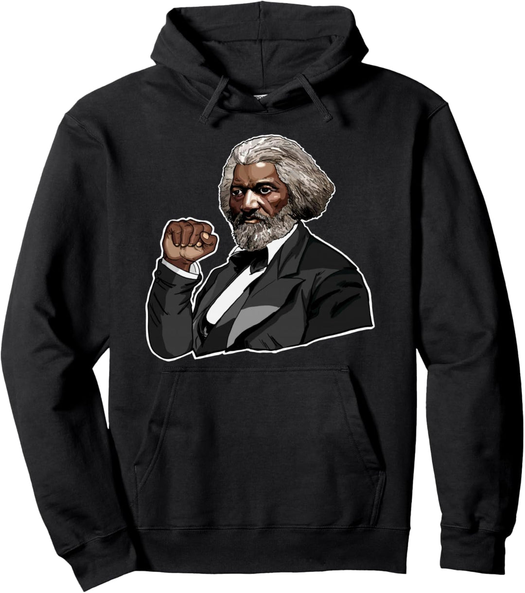 Frederick Douglass Black Fist BLM Frederick Douglass Pullover Hoodie