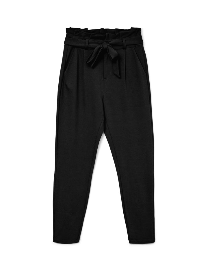 VERO MODA Damen Stoffhose Vmeva Hw Loose Paperbag Pant Ga Noos L / 30L Schwarz, L / 30L Schwarz