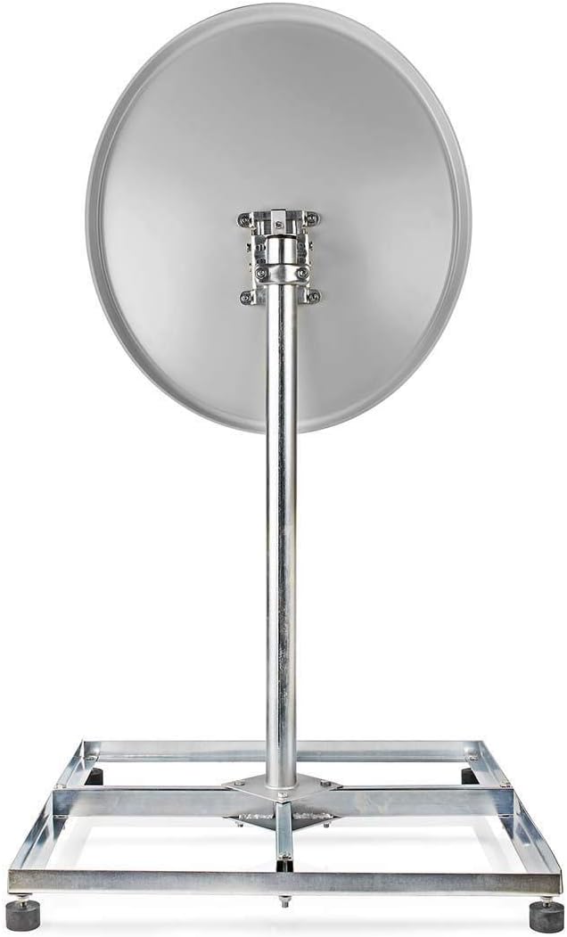 Nedis - Satellit Ständer Balcon - 4 x 30 x 30 cm - Galvanisiertem Stahl - Silver 4 x 30 x 30 cm Silb