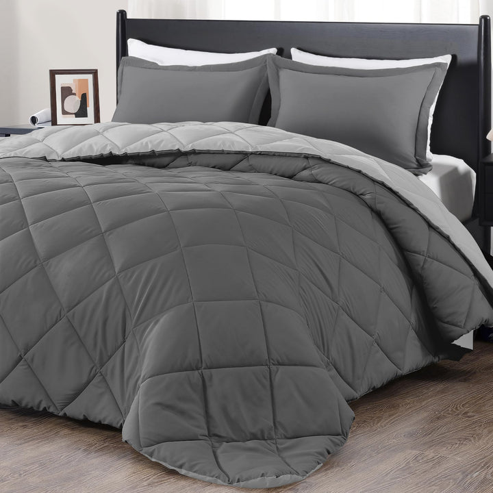 downluxe Bettwäsche-Set für King-Size-Betten, weiches Bettwäsche-Set für alle Jahreszeiten, 1 Bettde