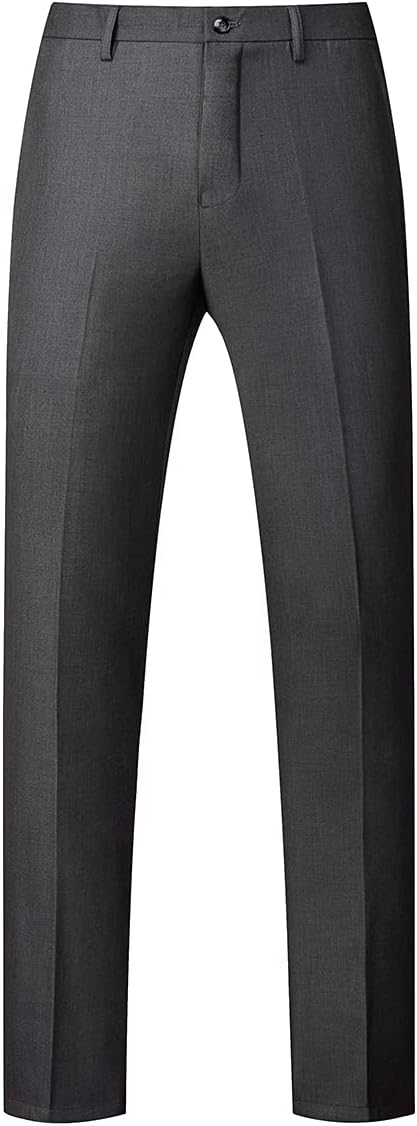 KUDORO Herren Anzüge 3-teilig Slim Fit Eine Knöpfe für Hochzeit Business Herrenanzug Sakko Weste Hos