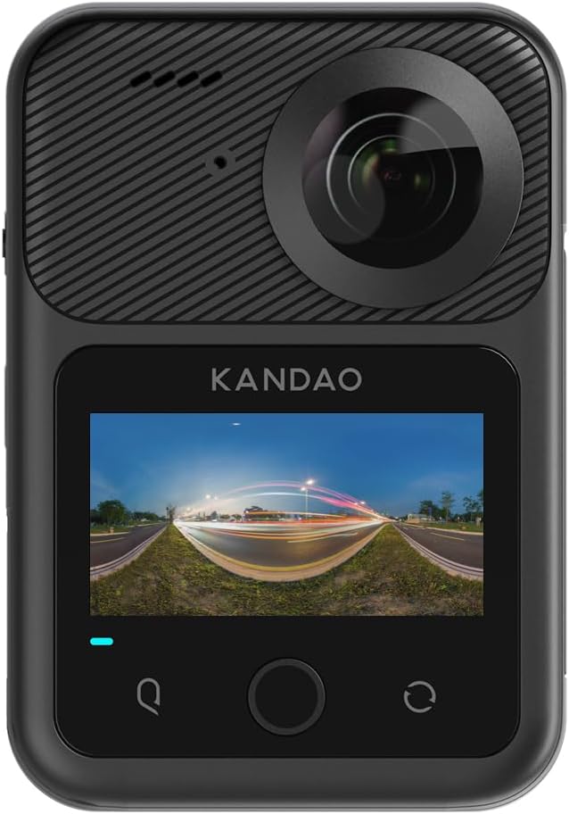 KanDao QooCam 3 Ultra - 8K wasserdichte 360 Action Kamera, 96MP Foto & 8K 360 Video mit Dual 1/1.7 "