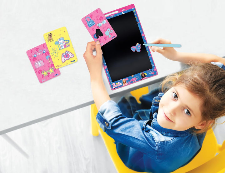 Lexibook, Barbie, Zaubertafel, Künstlerisches und Kreatives Spielzeug für Mädchen und Jungen, Mehrfa
