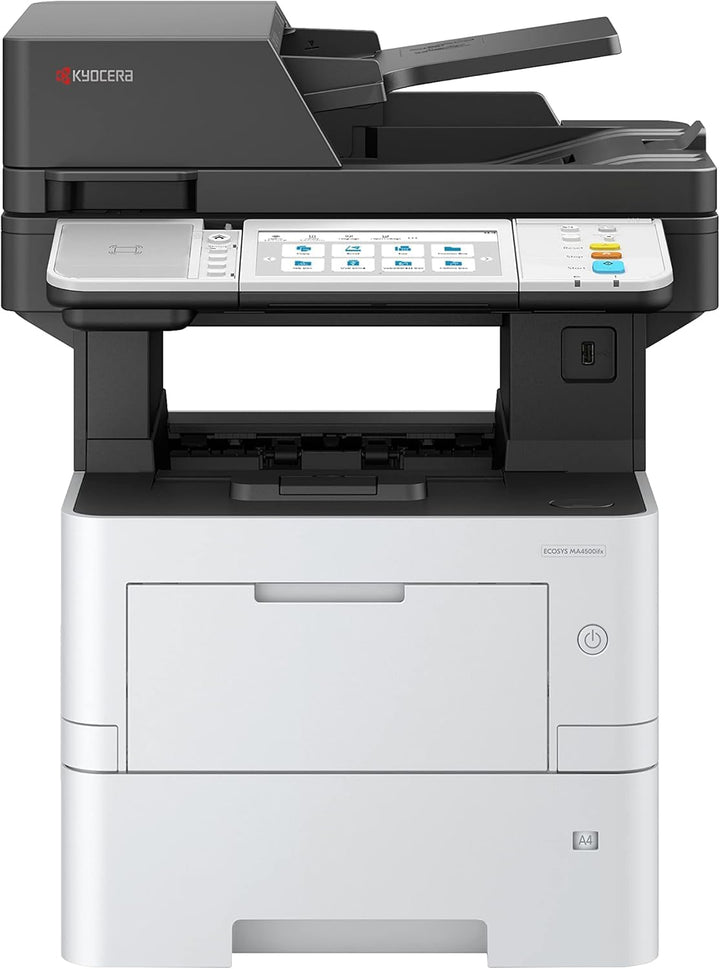 Kyocera Ecosys MA4500ifx/Plus Multifunktionsdrucker Schwarz Weiss, 45 Seiten pro Minute. Drucker Sca