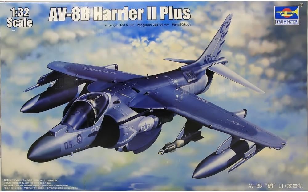Trumpeter 02286 Modellbausatz AV-8B Harrier II Plus