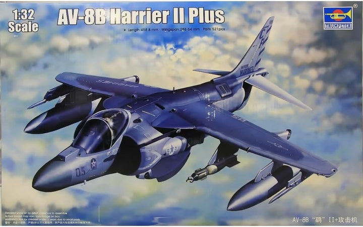 Trumpeter 02286 Modellbausatz AV-8B Harrier II Plus