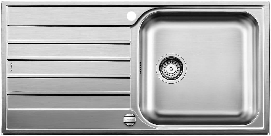 Blanco Livit XL 6 S Küchenspüle, Edelstahl Bürstfinish, 518519 60 cm Unterschrank Extra grosses Beck