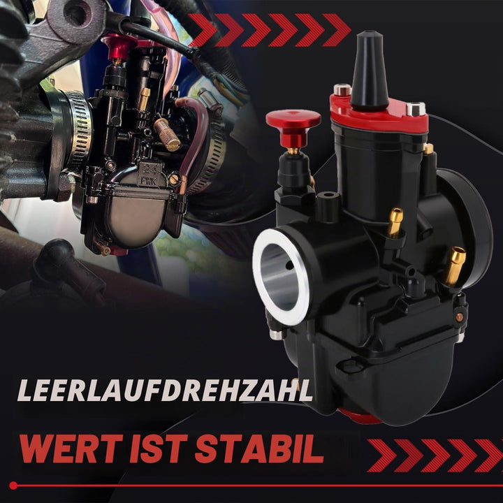 Motorrad PWK 26 mm Vergaser für 75 cc 80 cc 100 cc 125 cc ATV Dirt Bike – Schwarz PWK-A 26MM, PWK-A