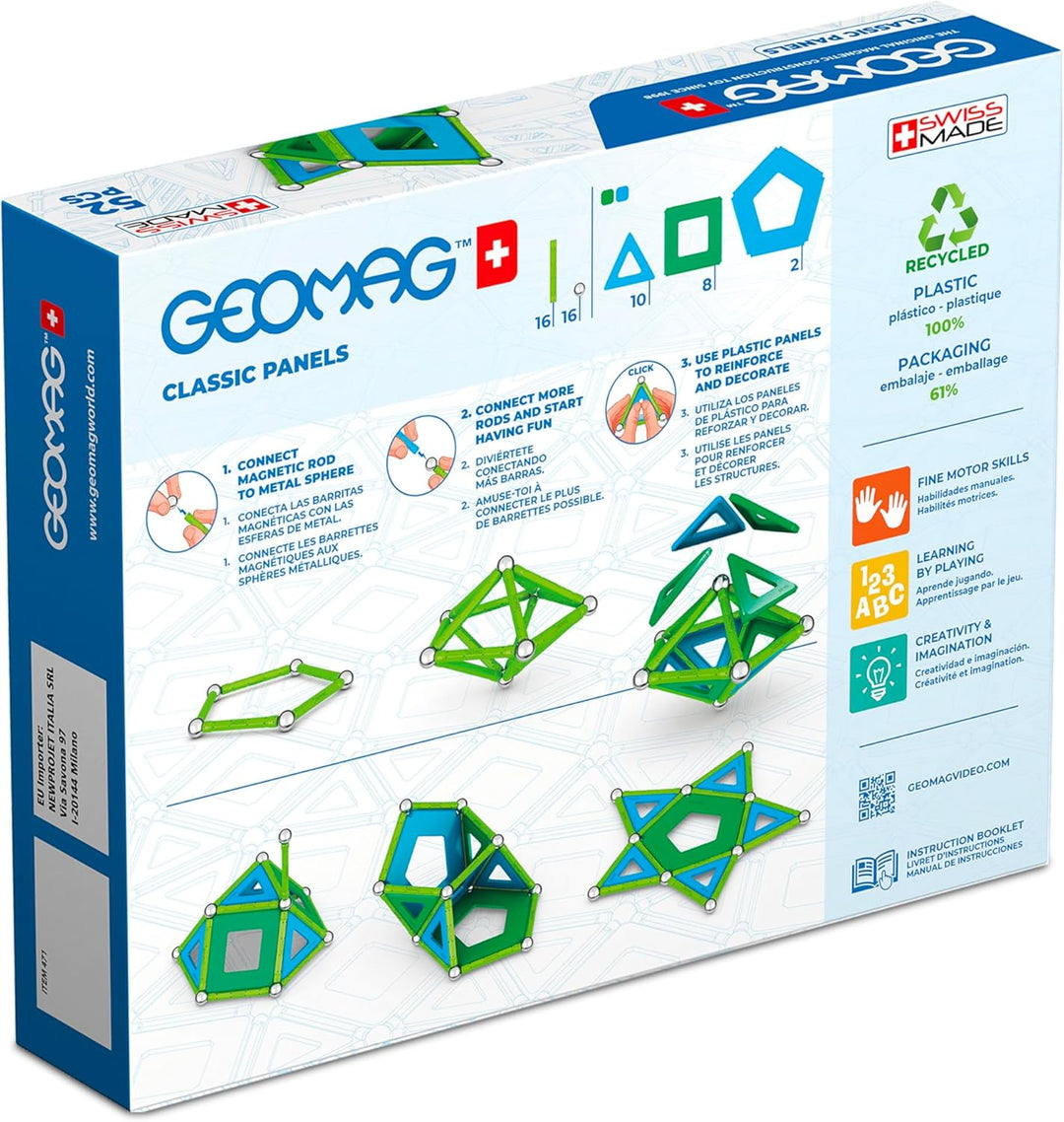 GEOMAG Magnetic Toys , Magnets for Kids , STEM-Endorsed Educational Building Set Made from 100 Perce