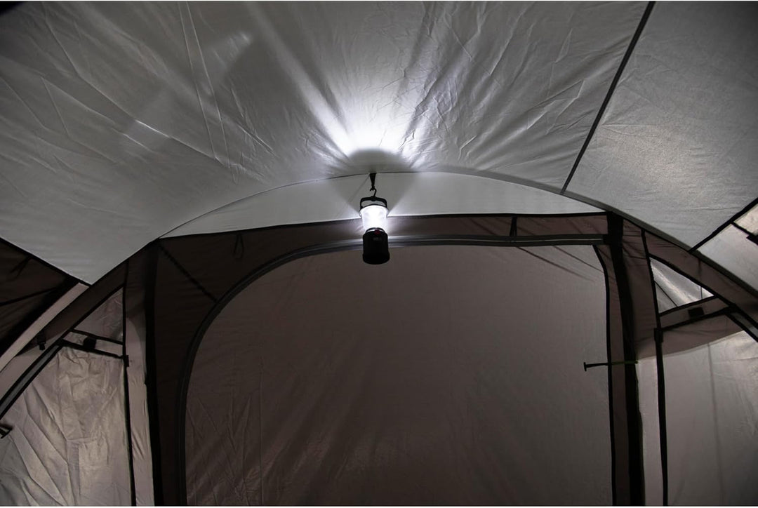 High Peak Tunnelzelt Meran 5.0 Personen Camping Familien Zelt 2 Kabinen Vorraum