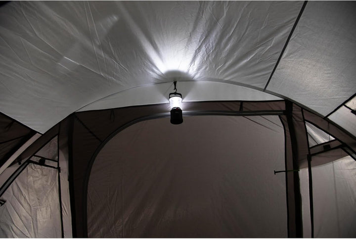 High Peak Tunnelzelt Meran 5.0 Personen Camping Familien Zelt 2 Kabinen Vorraum