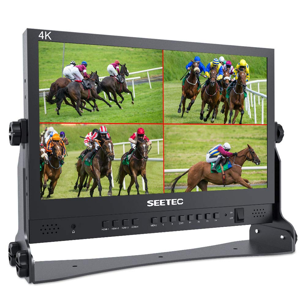 SEETEC ATEM156 15,6 Zoll-Live-Streaming Broadcast Director Monitor mit 4 HDMI-Eingängen und vierfach