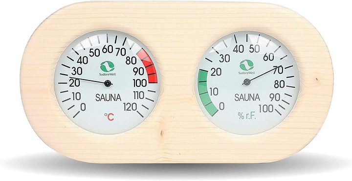 eliga Messstation Holzgehäuse 295 x 155 mm Messgeräte 120 mm