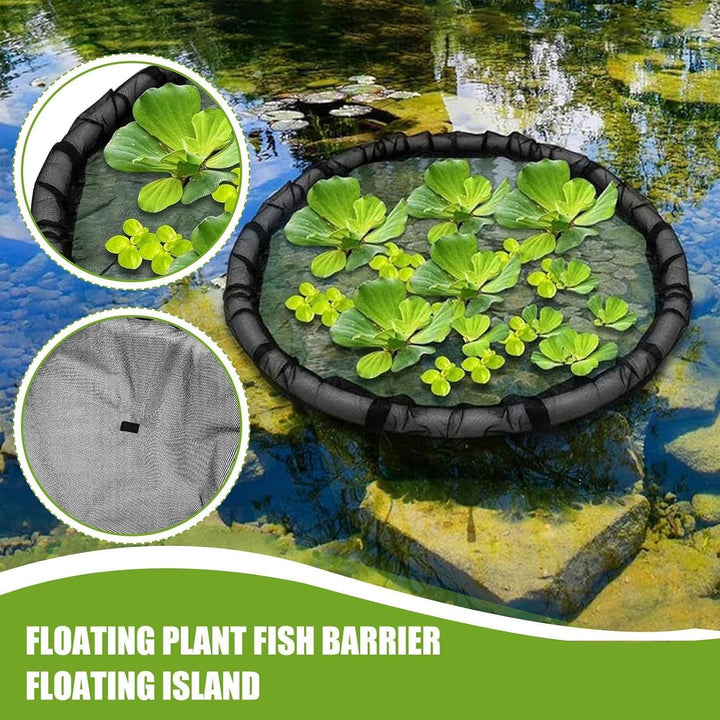 Schwimmender Pflanzenring auf der Wasseroberfläche von Teichen 45 cm | Schwimmende Pflanzinsel im Te