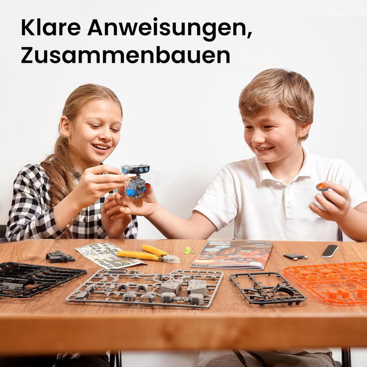 Sillbird 15-in-1 Solar Roboter Spielzeug ab 8 Jahre, Solar und batteriebetriebener Motor mit Doppela