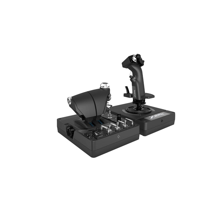 Logitech G X56 H.O.T.A.S. Schubregler & Stick-Controller für Weltraum-Simulationen, 6 Freiheitsgrade