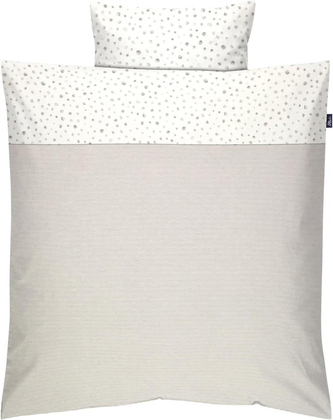 Alvi Bettwäsche Standard Aqua Dot 100x135 / 40x60 cm | 401200016