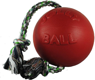 Jolly Pets JOLL051A Hundespielzeug Ball Romp-n-Roll, 20 cm, rot 8 inches rot, 8 inches rot