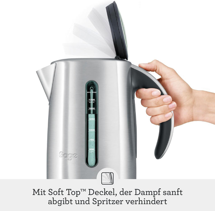 Sage - The Smart Kettle - Leiser, kabelloser elektrischer Wasserkocher - 1,7L Fassungsvermögen, Schn