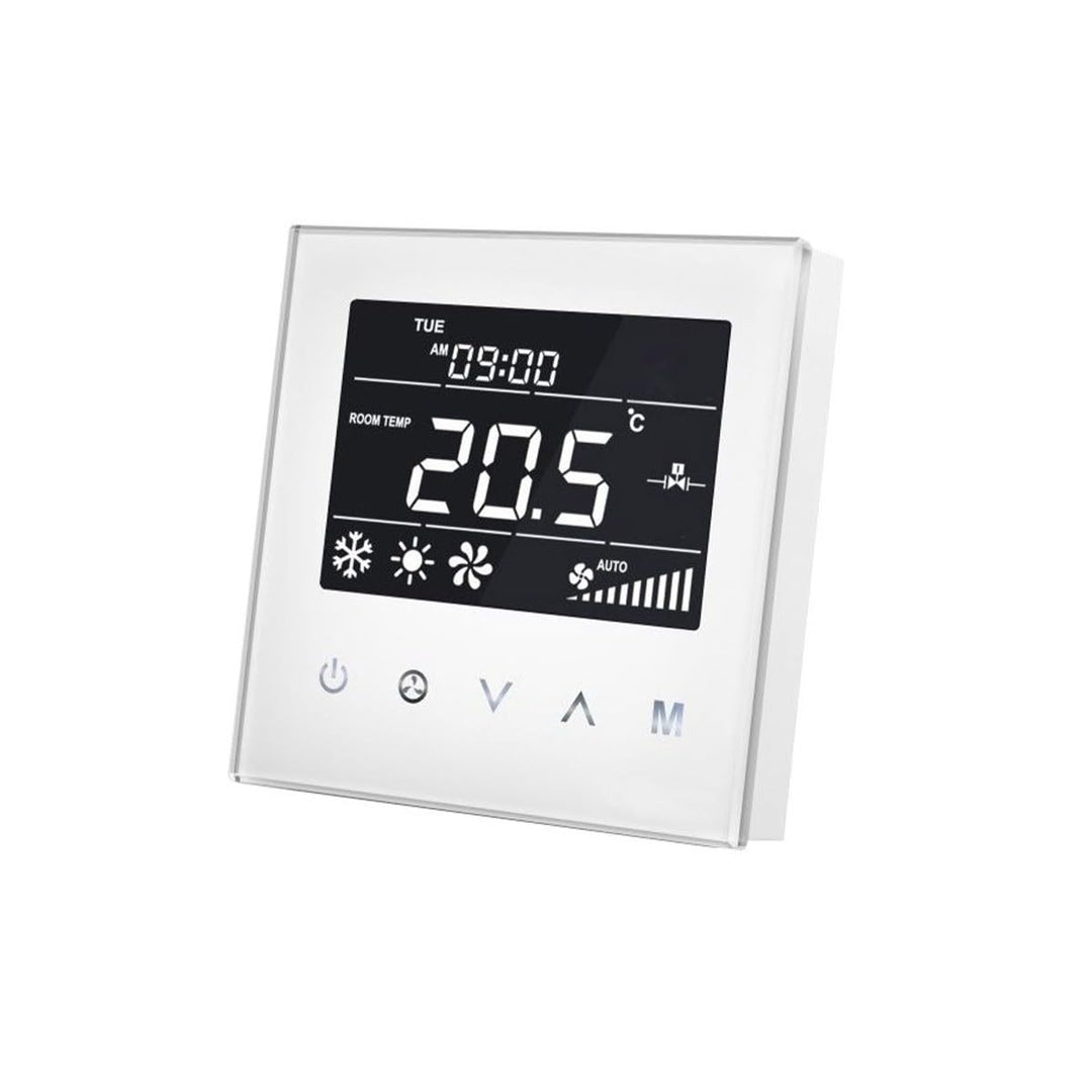 MCO Home Smart Fan Coil Thermostat fur 4 Leitungsrohre, 230 V, weiss, MH8-FC4