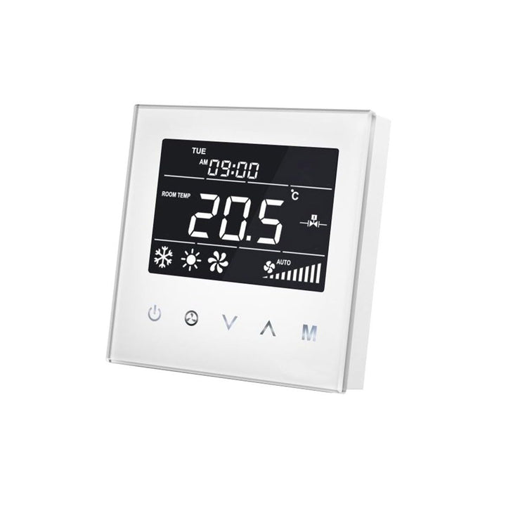 MCO Home Smart Fan Coil Thermostat fur 4 Leitungsrohre, 230 V, weiss, MH8-FC4