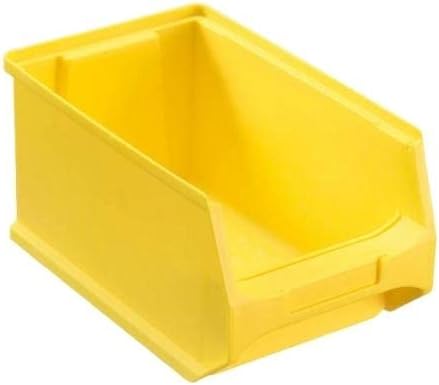 SparSet 5x Gelbe Sichtlagerbox 3.0 | HxBxT 12,5x14,5x23,5cm | 2,8 Liter | Sichtlagerbehälter, Sichtl