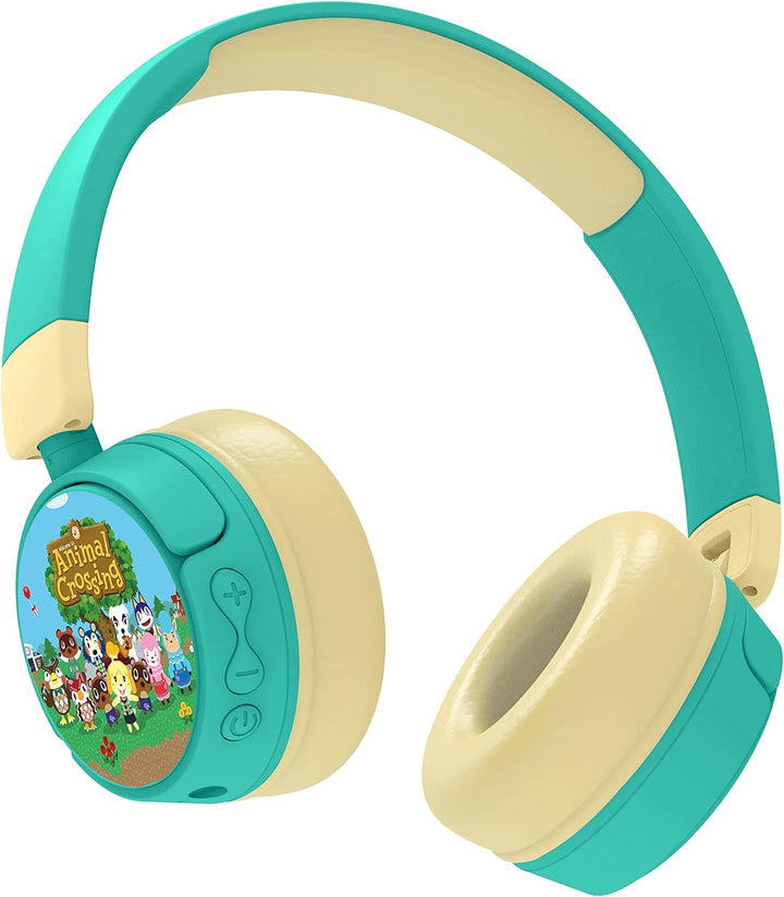 OTL Technologies Kabellose Kinder-Kopfhörer, Animal Crossing, Bluetooth, faltbar