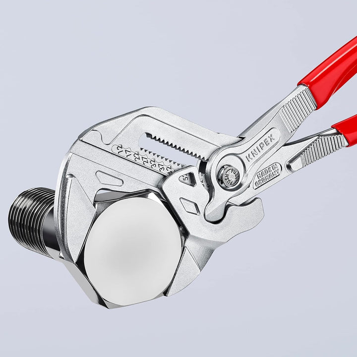 KNIPEX Zangenschlüssel, Multi-Schraubenschlüssel, Chrom-Vanadium, Rostschutz verchromt, 300 mm (SB-K
