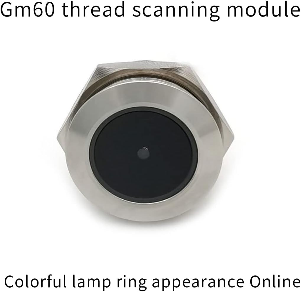 GM60 UART Edelstahl Kontrollierte Ringanzeige 1D/QR/2D Barcode Scanner QR Code Barcode Scanner Modul
