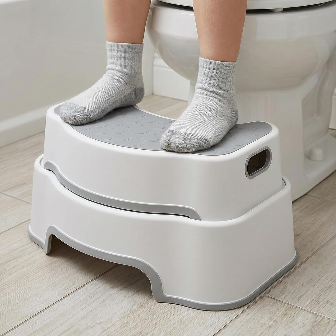 Toilettenhocker Erwachsene, Rutschfester Badezimmer-Kindertoilettenhocker, Einfach zu Reinigen Tritt