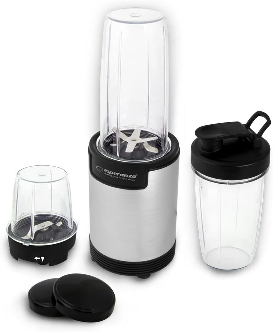 Esperanza EKM030 Nutri Blender/Personal Blender 9in1 900W, Silber
