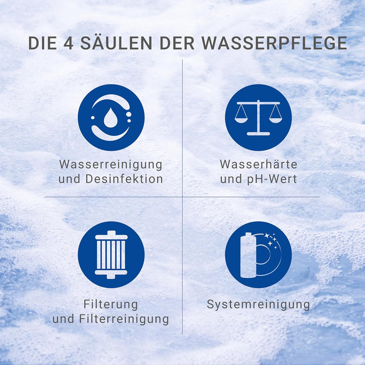 SpaBalancer Filter Clean Classic 1 L flüssig, Filterreiniger für Whirlpool, Spa und Pool, löst Fett,