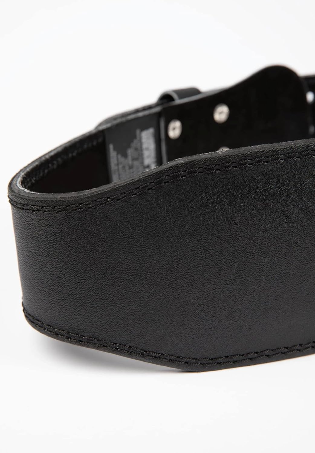 Gorilla Wear 4 Inch Padded Leather Belt - schwarz - Bodybuilding und Fitness Gürtel für Damen und He