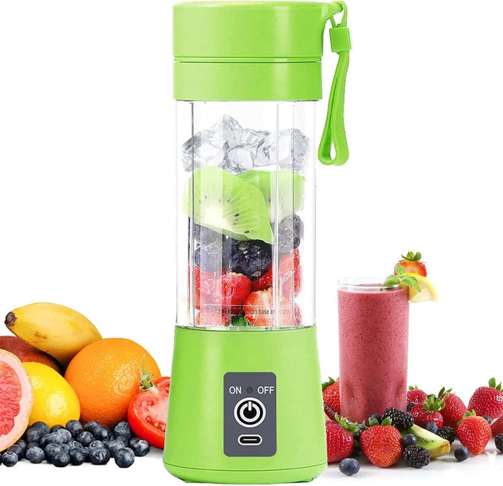 TEMPO DI SALDI Elektrischer Mini-Standmixer mit USB-Aufladung, geeignet für Smoothies, 380 ml