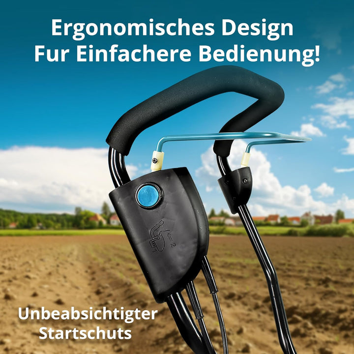 Könner &amp; Söhnen KS 1000T E Elektro-Bodenhacke, Stake Metallfräsen, 36 cm Arbeitsbreite, bis 22 cm Ar